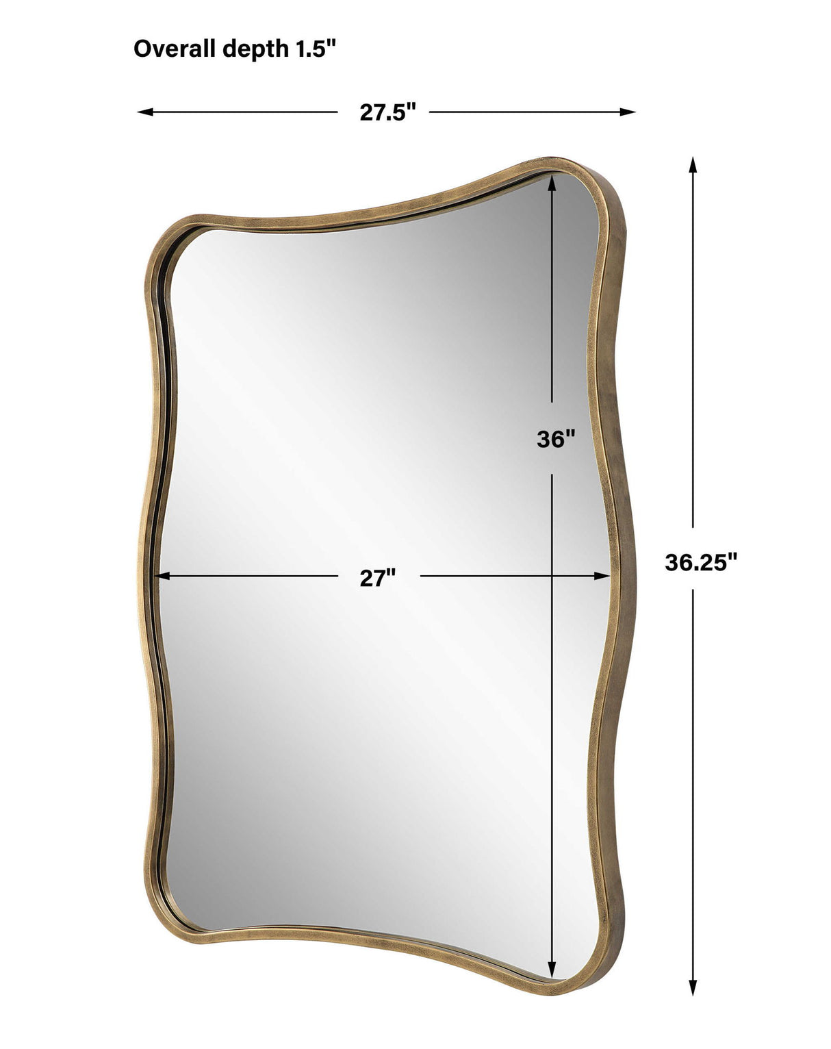 Pavia - Curvy Vanity Mirror