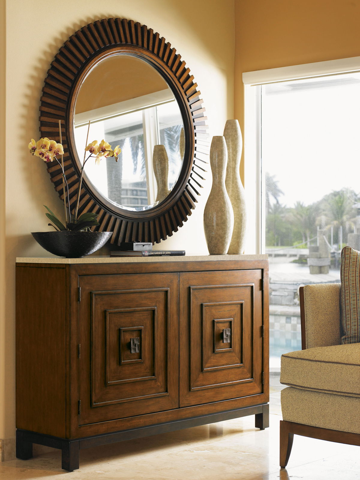 Ocean Club - Jakarta Chest With Stone Top - Dark Brown