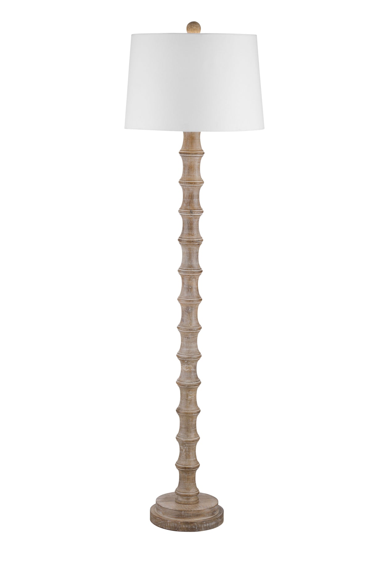 Tonio - Floor Lamp - Light Brown / White