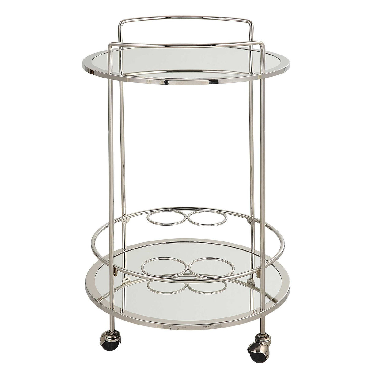Spritz - Chrome Bar Cart