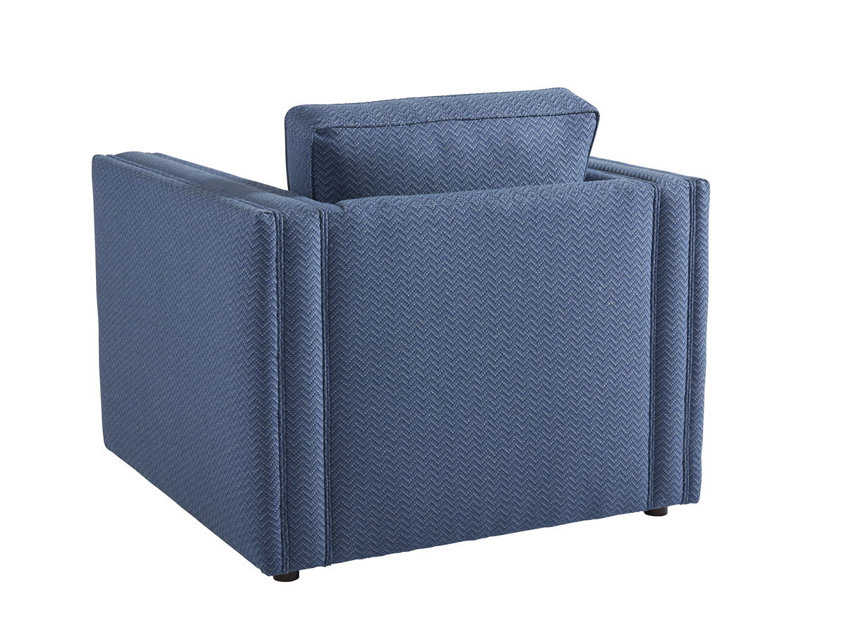 Barclay Butera Upholstery - Mercer Chair - Blue