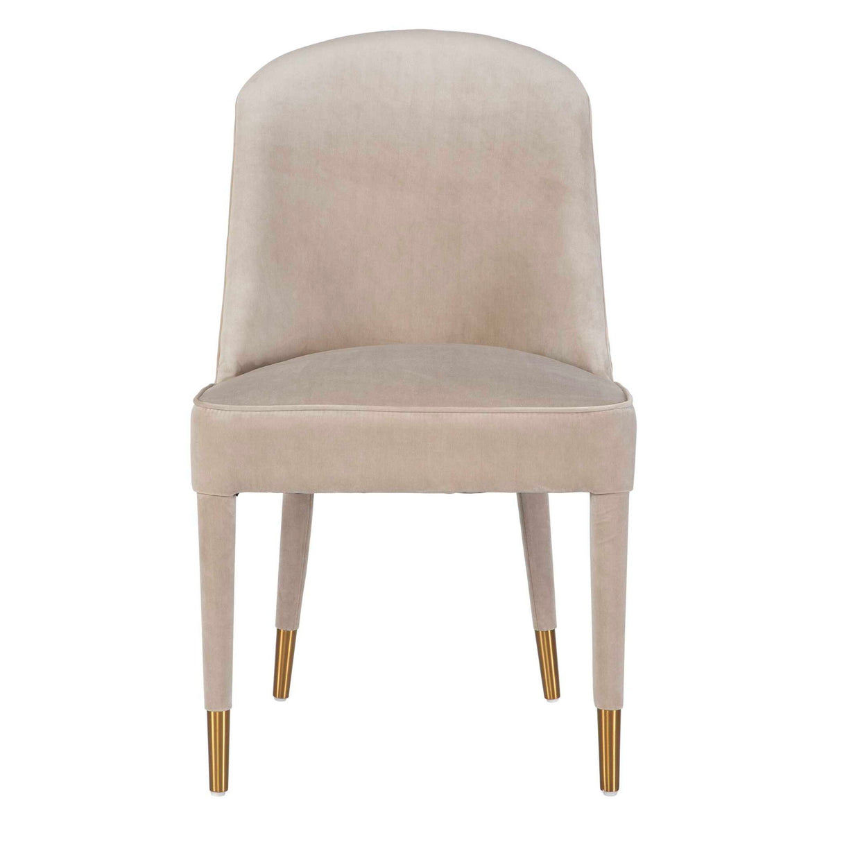 Brie - Armless Chair, Set Of 2 - Champagne