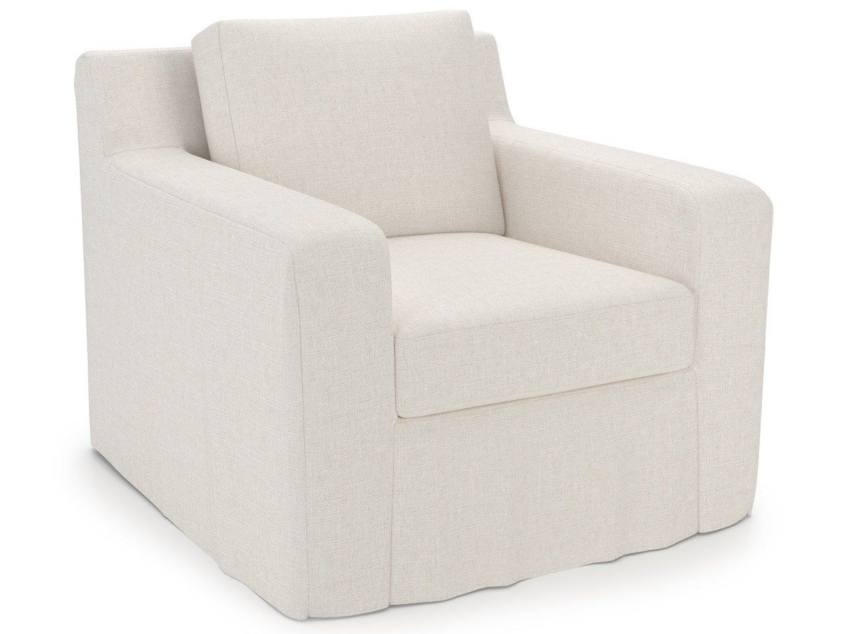 Ryman - Slipcover Swivel Chair, Special Order - White