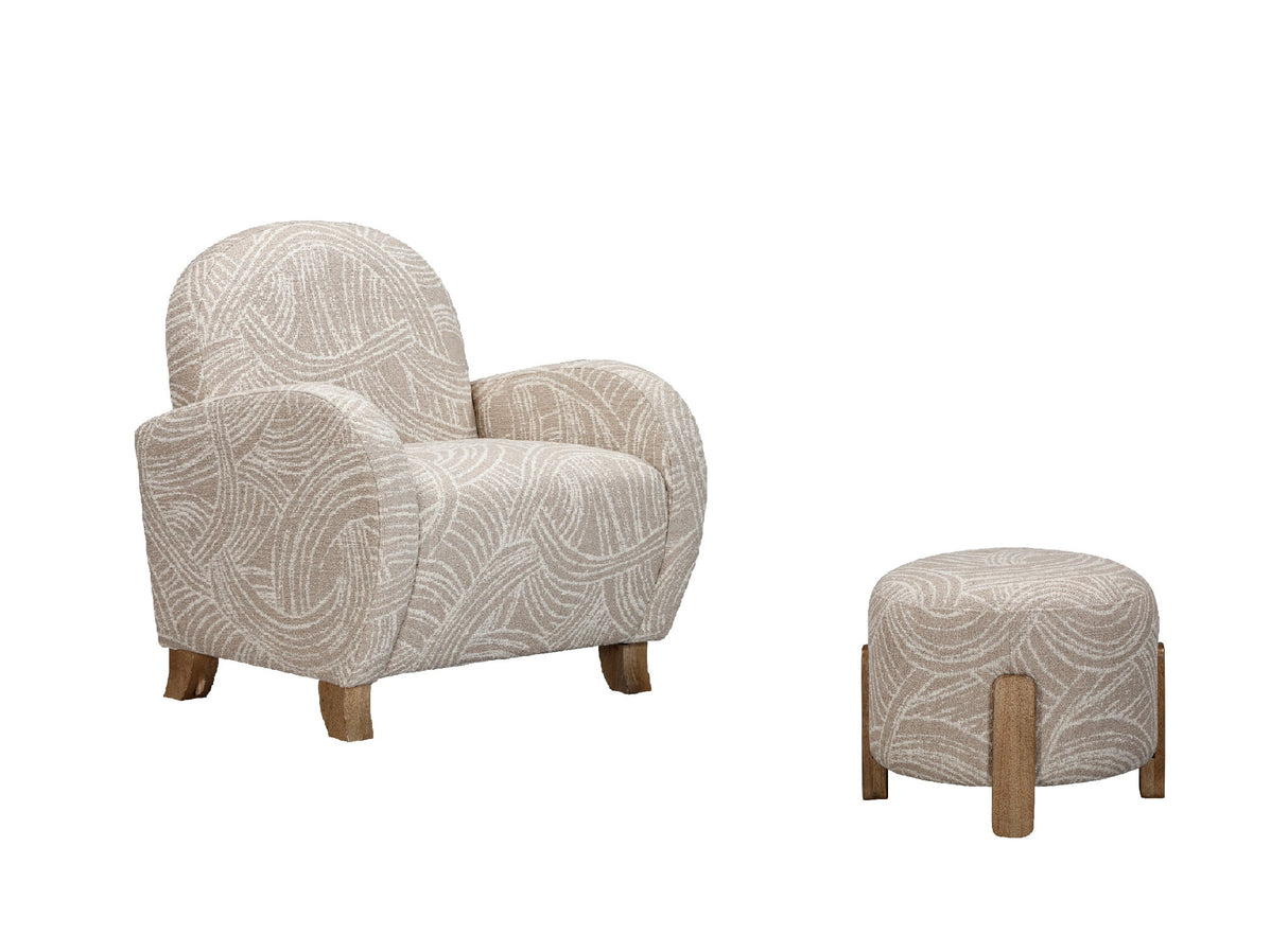 Willow - Accent Chair - Khaki Swirl