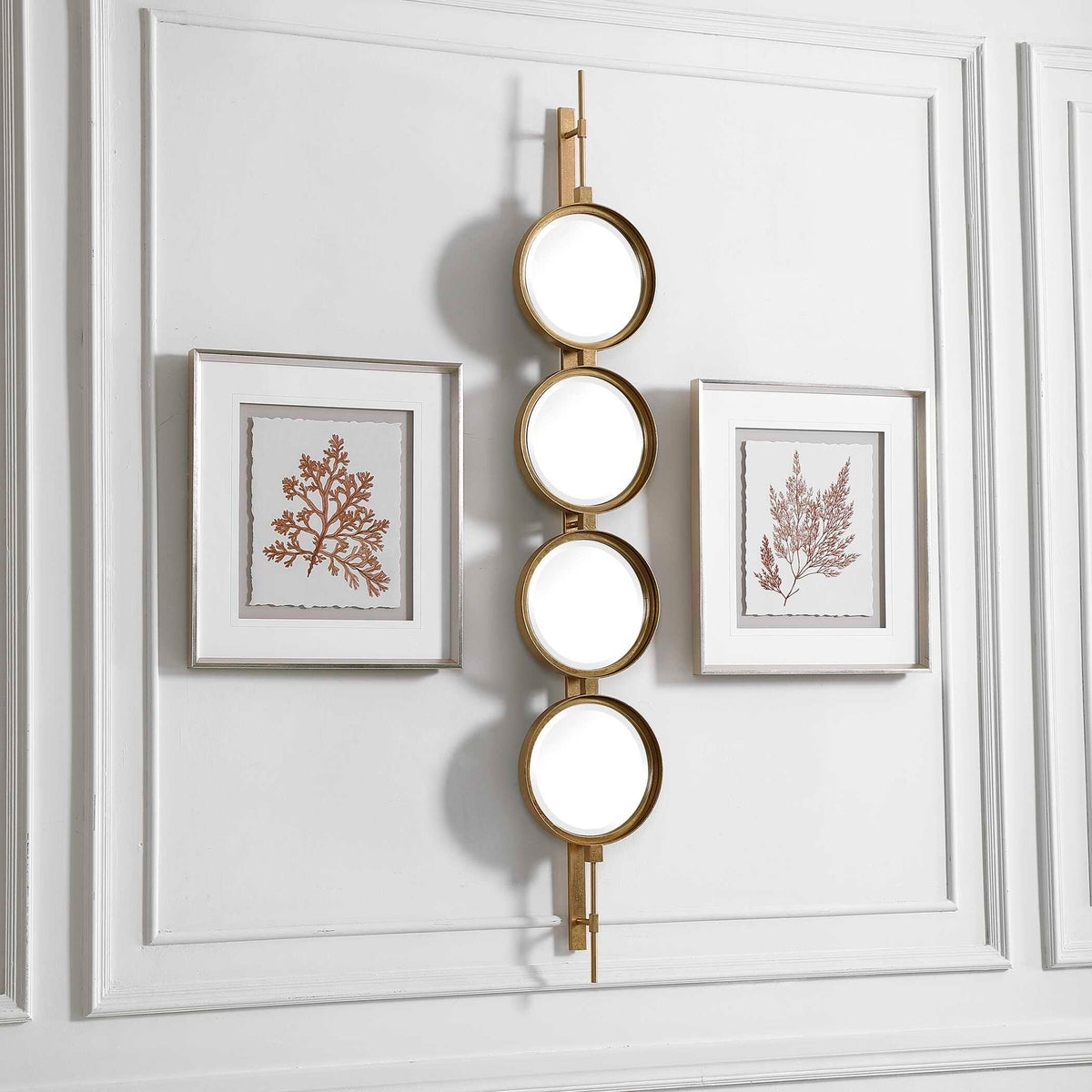 Button - Mirror - Gold