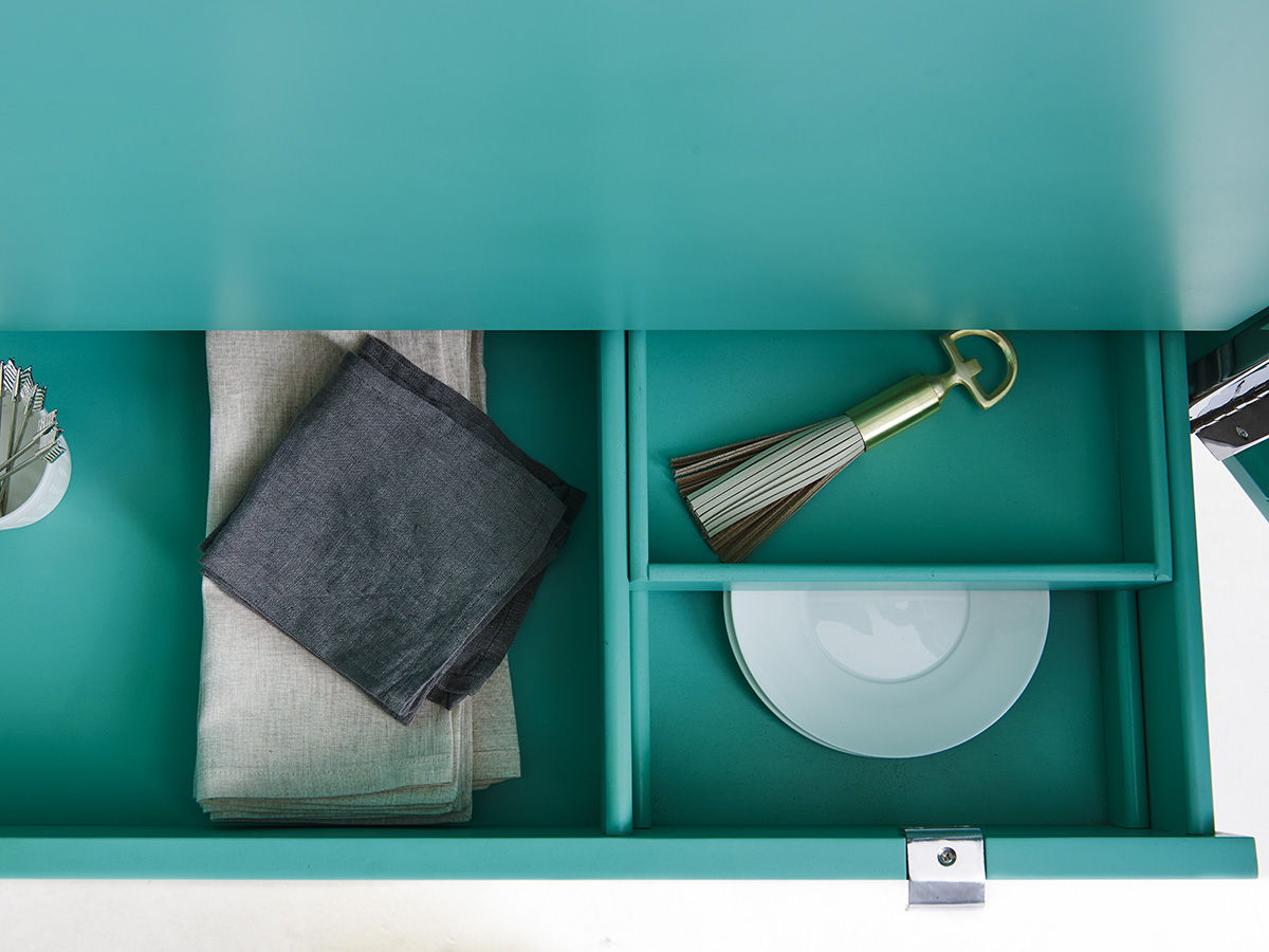 Ariana - Cheval Bar Cabinet - Dark Brown