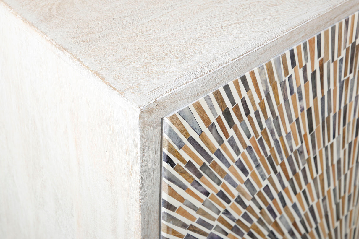 Astrid - Server - White Wash / Bone