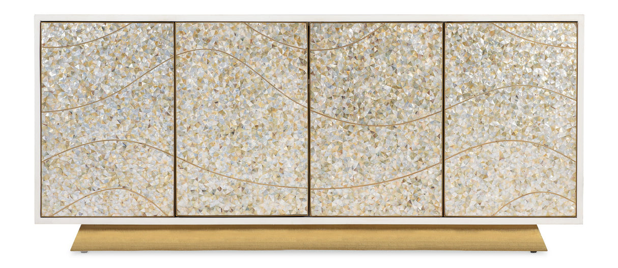 Melange - Shelly Credenza - White