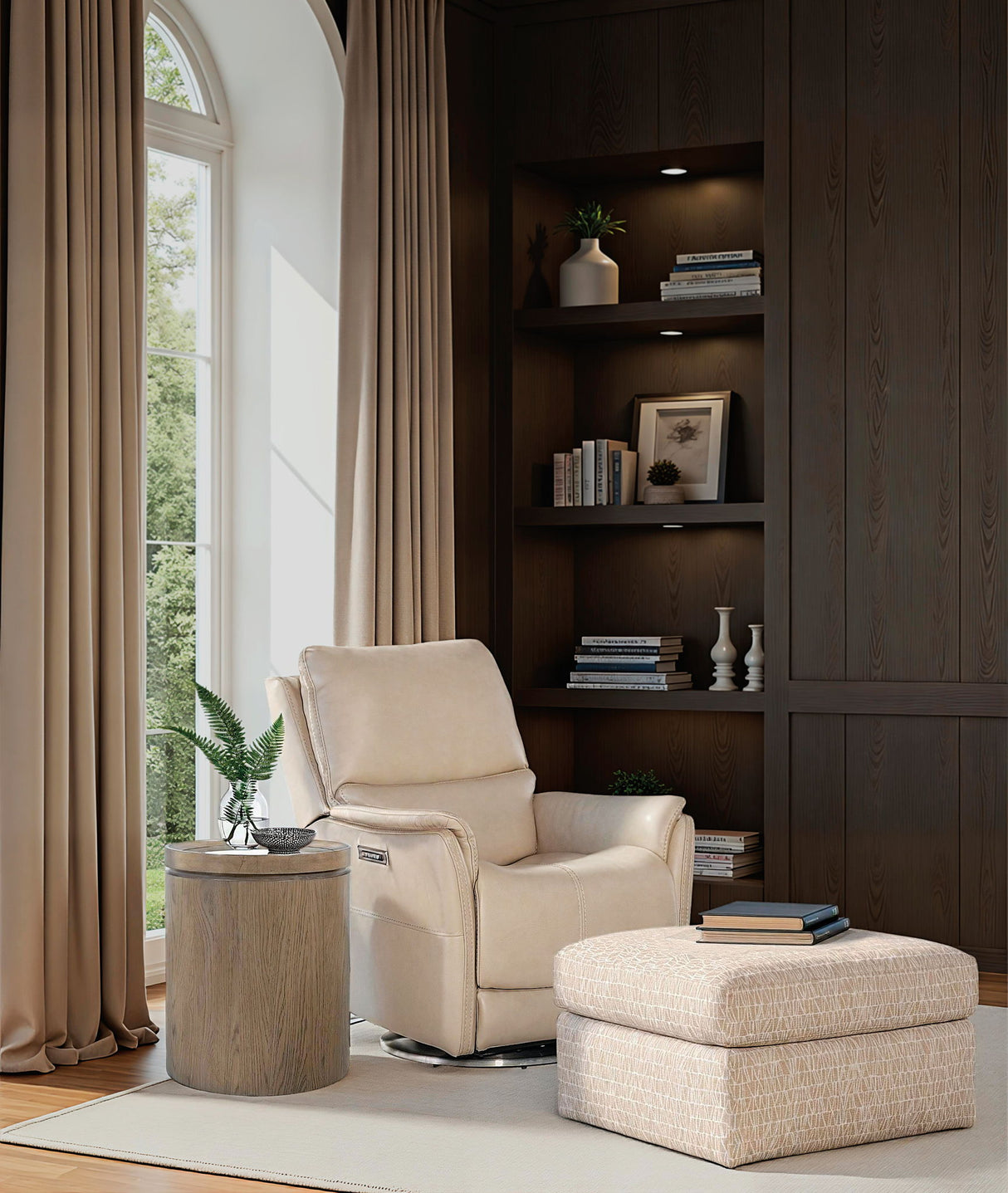 Sonnet - Round Side Table - Dark Gray