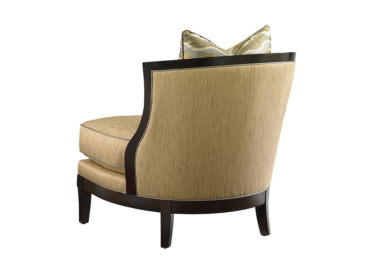 Lexington Upholstery - Garland Left Arm Facing Chair - Light Brown / Dark Brown