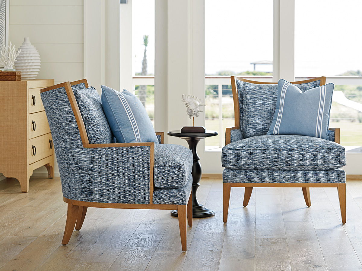 Barclay Butera Upholstery - Atwood Chair - Dark Gray