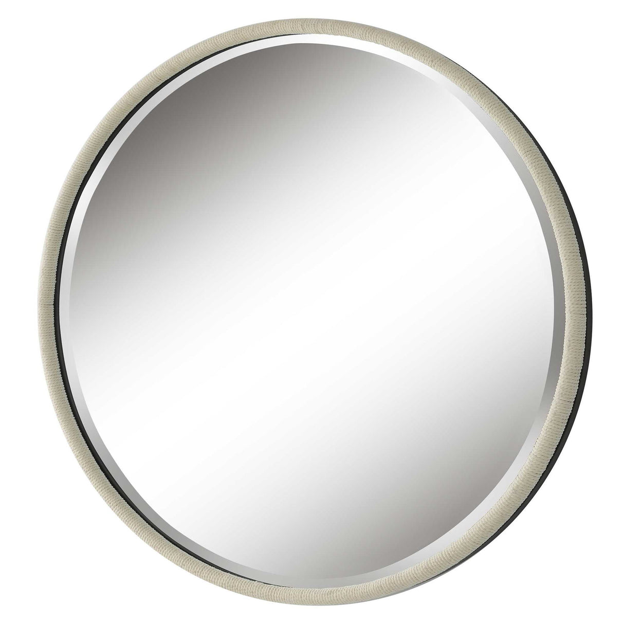 Ranchero - White Round Mirror