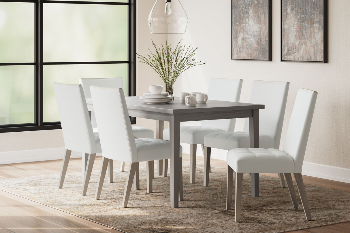 Parellen - Rectangular Dining Room Table - Gray