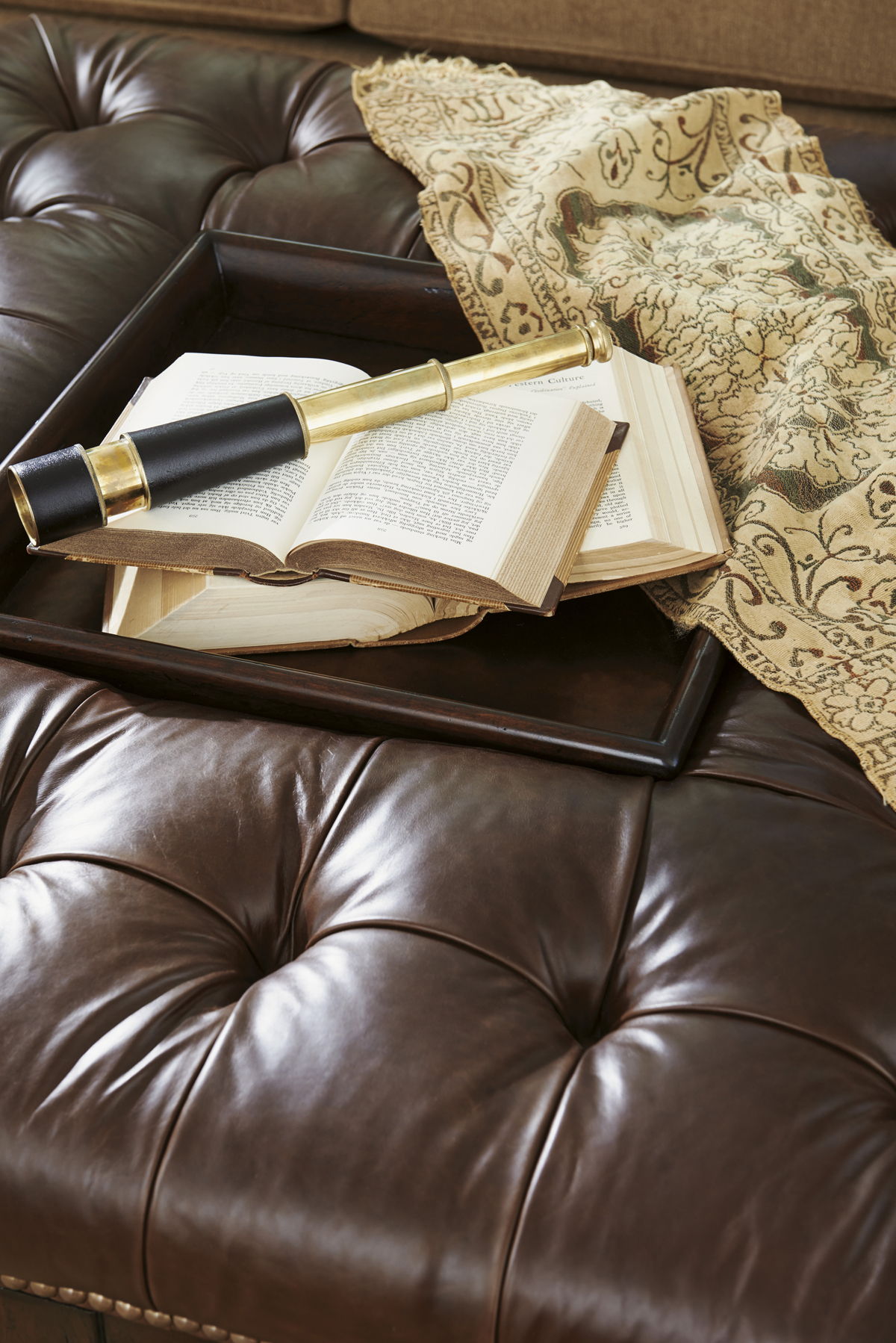 Tommy Bahama Upholstery - Heather Cocktail Ottoman