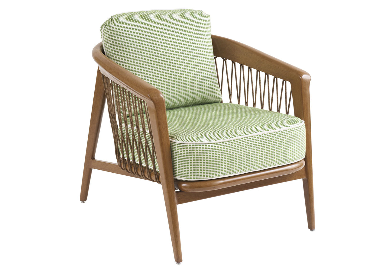 Palm Desert Poolside - Occasional Chair - Dark Brown / Green