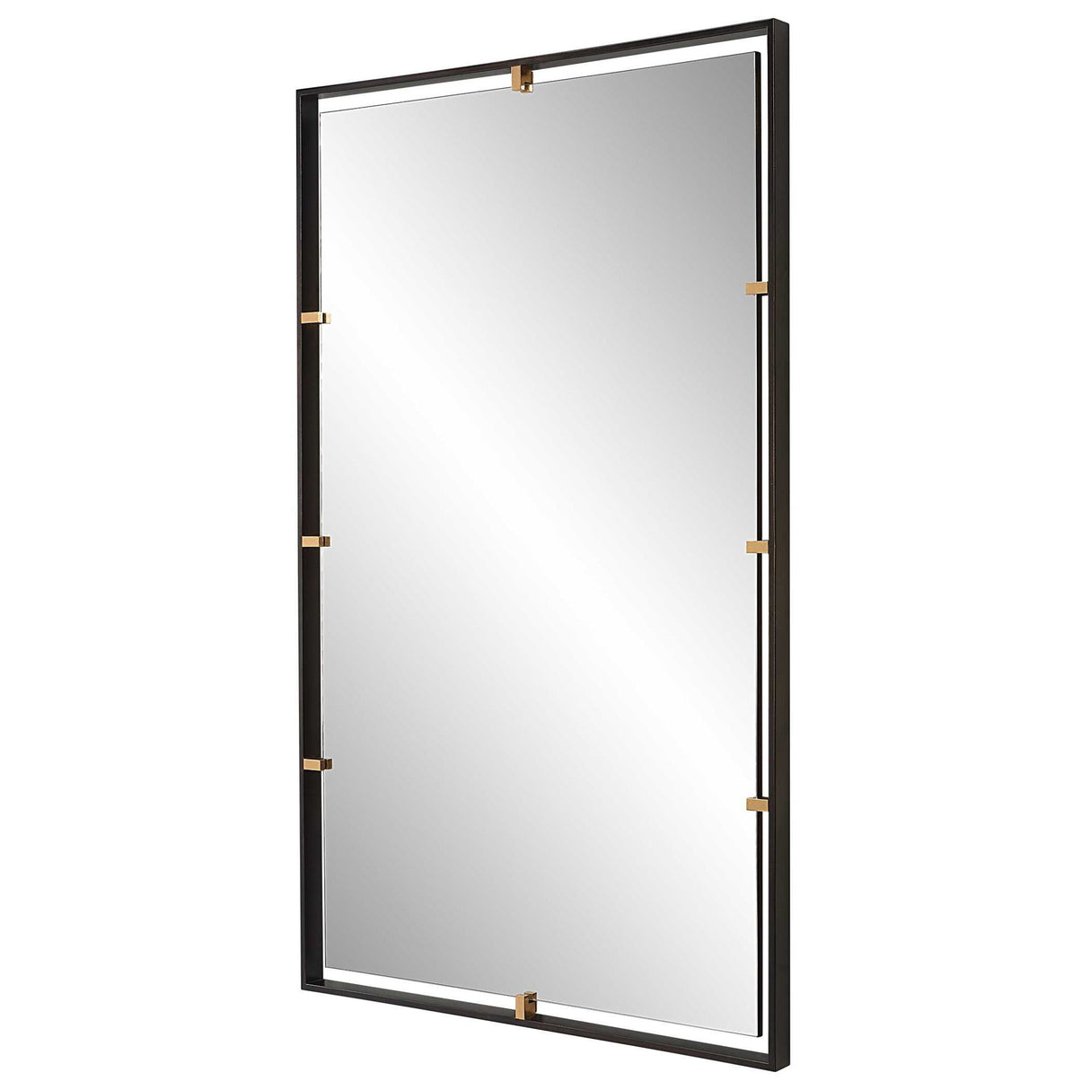 Egon - Rectangular Mirror - Black