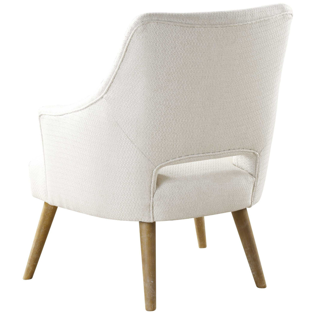 Dree - Retro Accent Chair - White