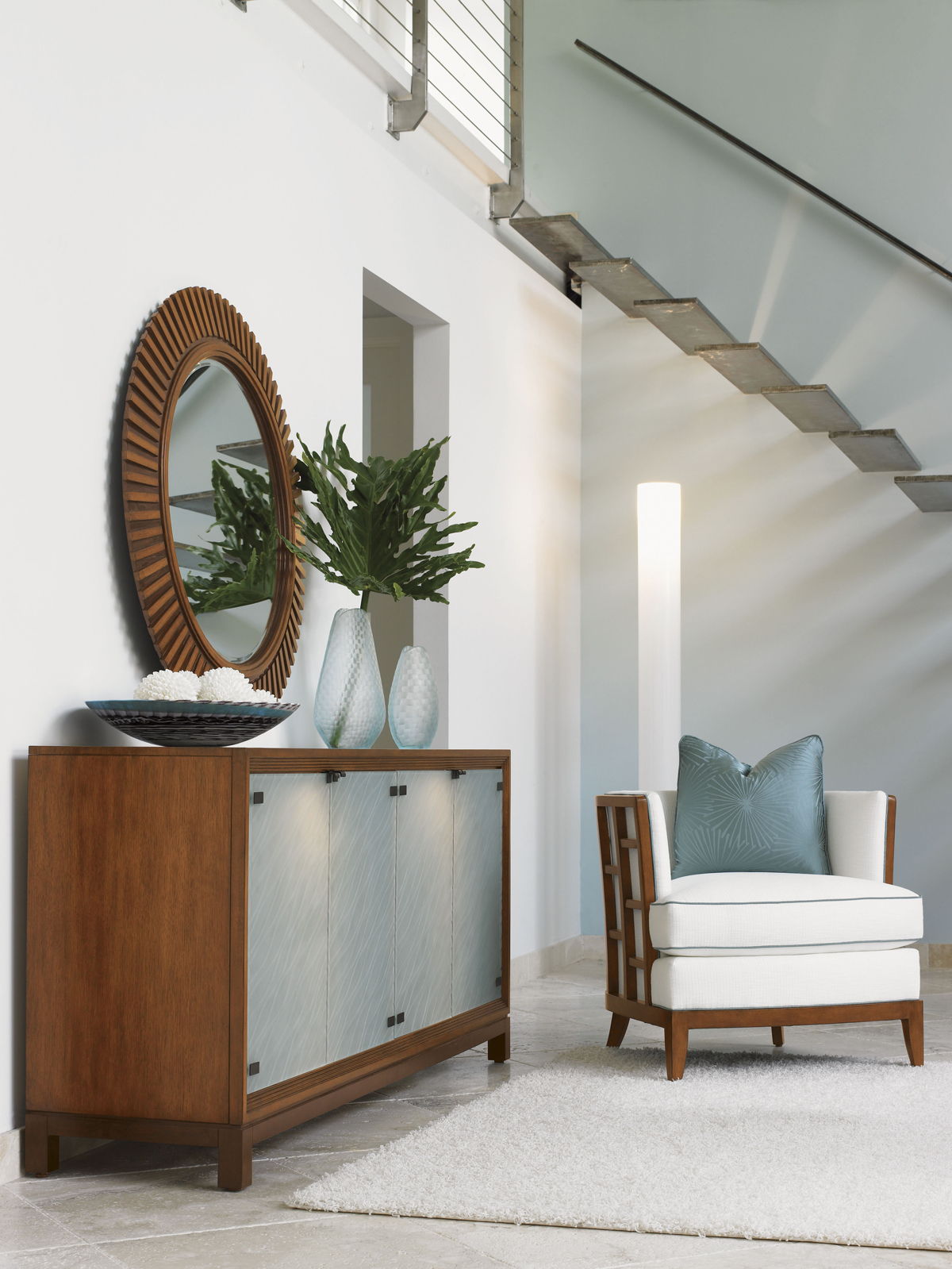 Ocean Club - Reflections Mirror - Dark Brown