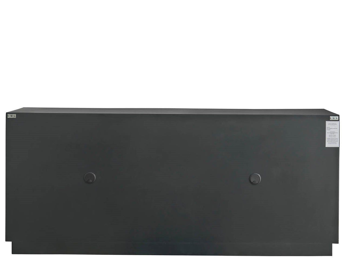 Modern - Stone Credenza - Black / Beige