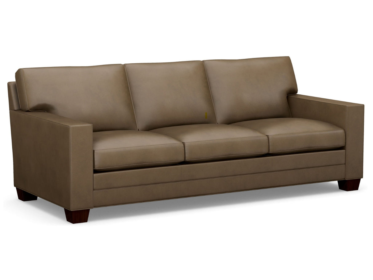 Couture Leather - Braxton Leather Sofa - Dark Brown