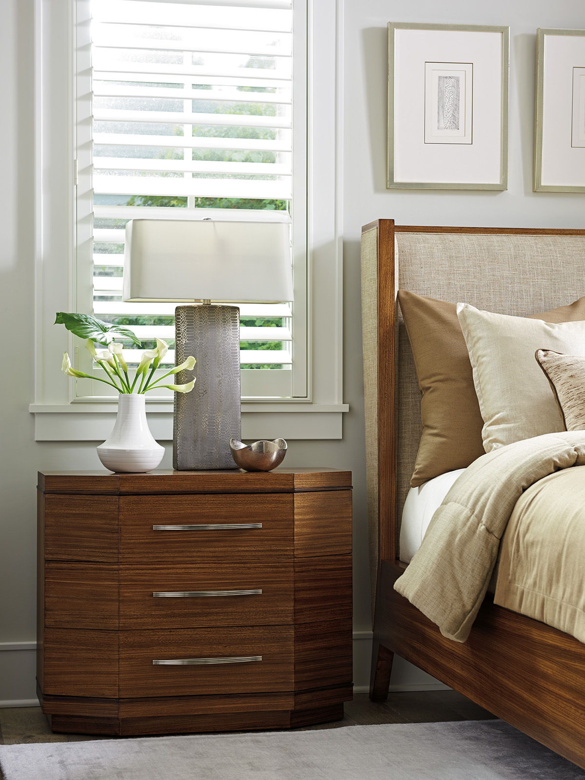 Kitano - Barnes Nightstand - Dark Brown