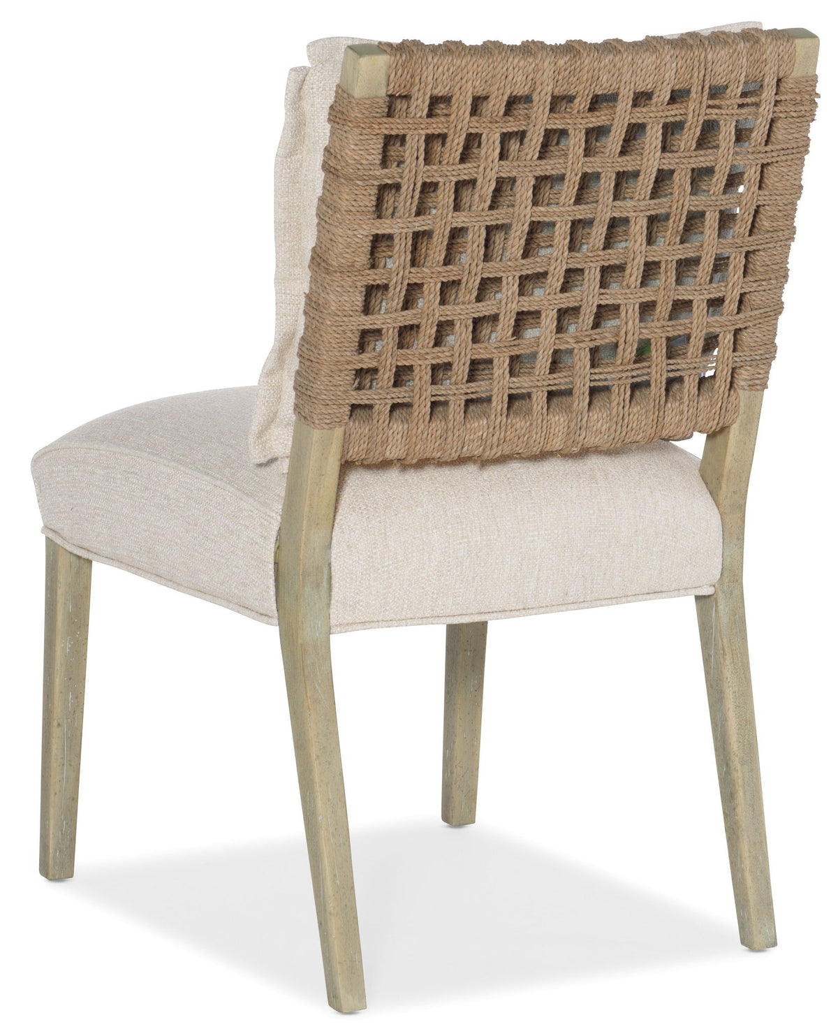 Surfrider - Woven Back Side Chair (Set of 2) - Beige / Light Brown