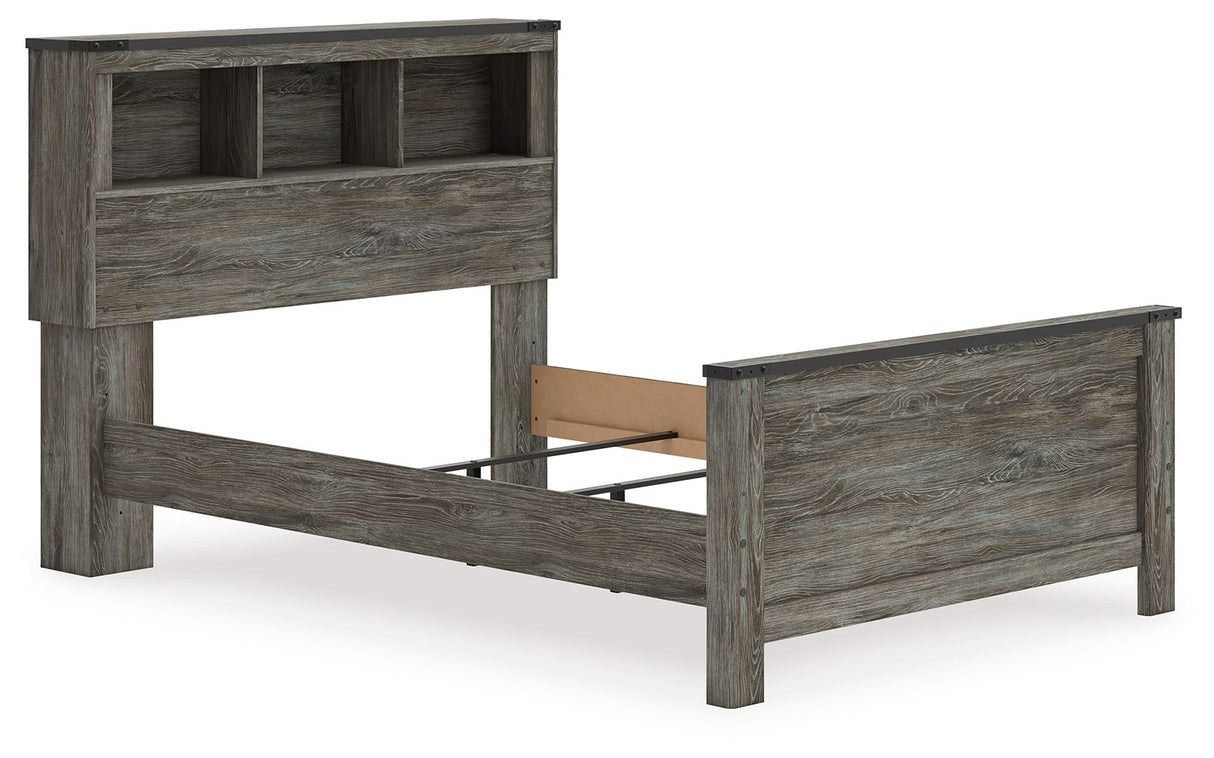 Frandern - Bookcase Panel Bedroom Set