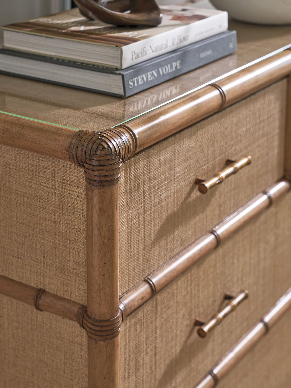 Key Biscayne - Dolphin Cay Hall Chest - Light Brown