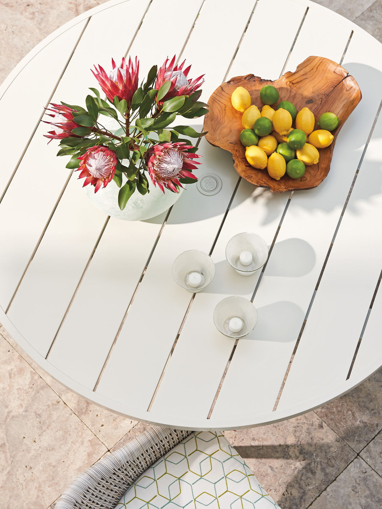 Seabrook - Round Dining Table - White