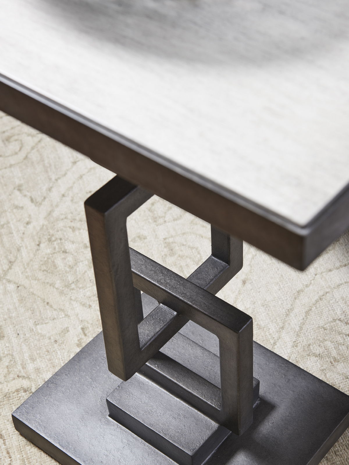 Oyster Bay - Deerwood Rectangular Side Table - Gray