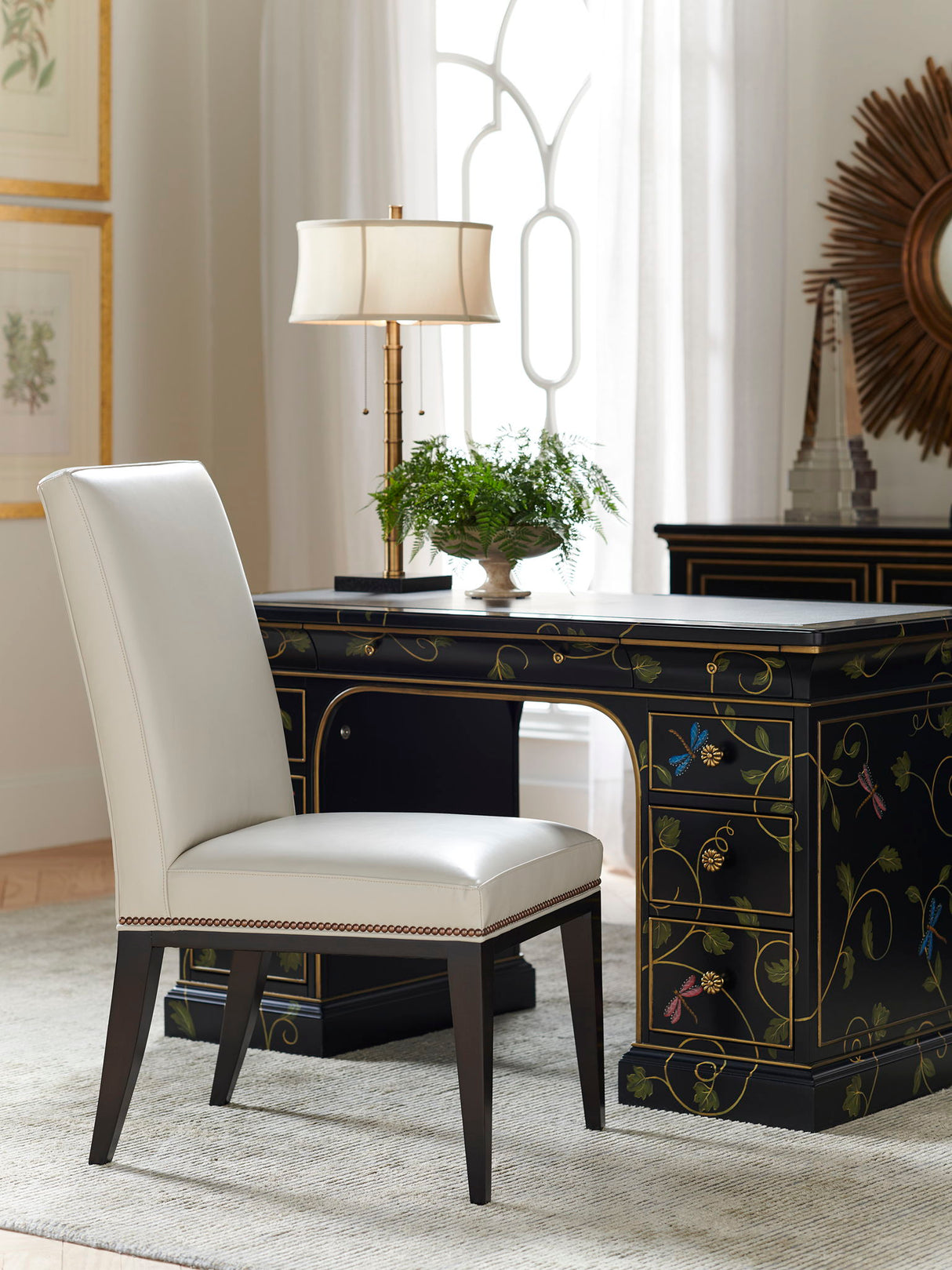 Lexington Leather - Lowell Leather Dining Chair - Beige