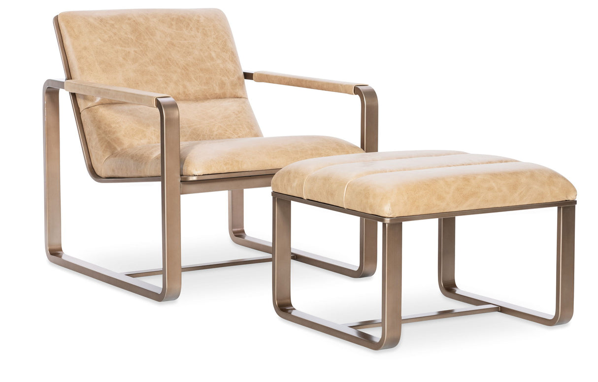 CC - Cooper Ottoman - Brown