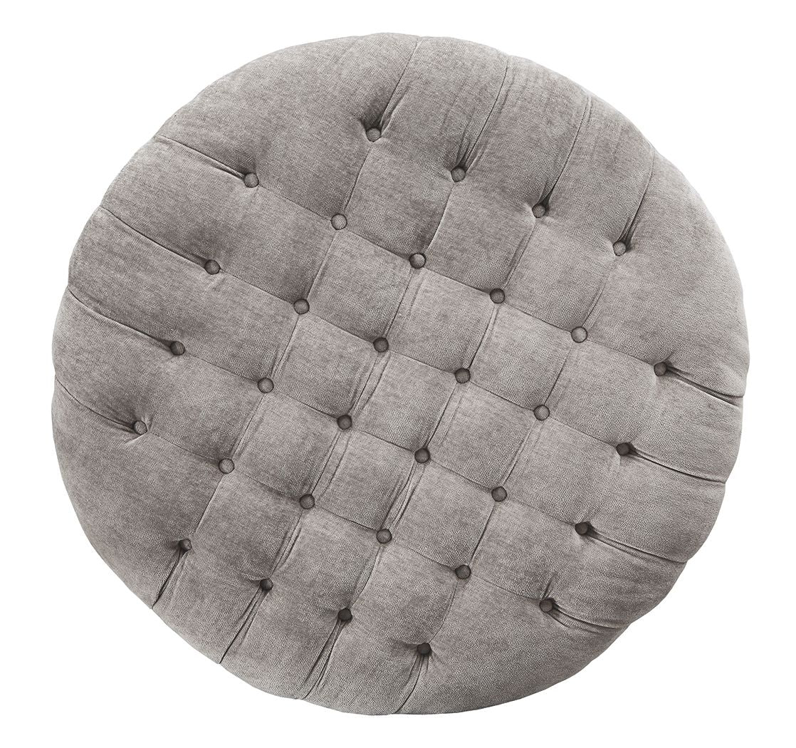 Carnaby - Oversized Accent Ottoman - Linen