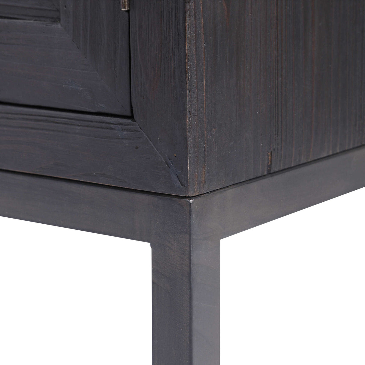 Aiken - 2 Door Cabinet - Dark Walnut