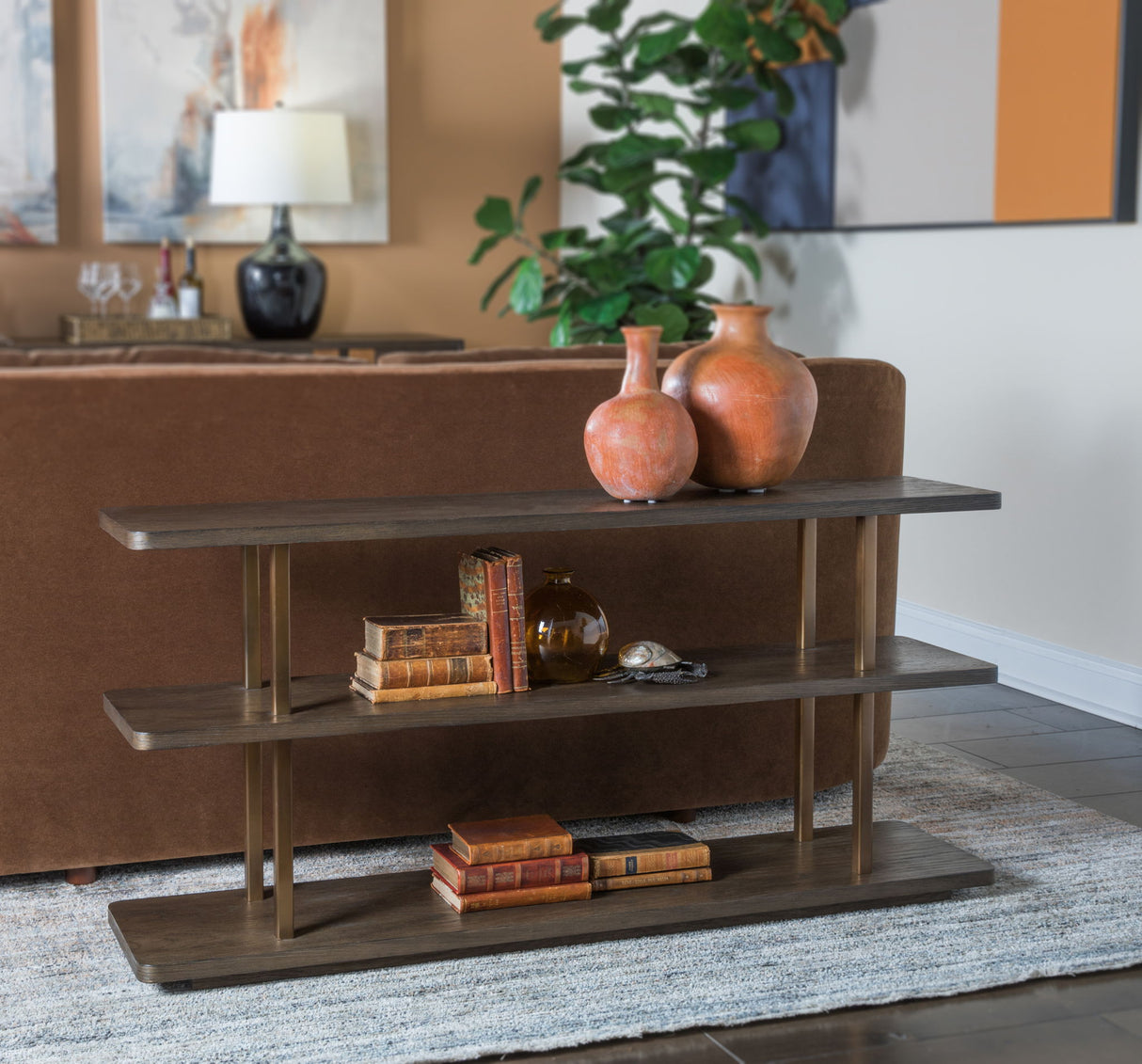 Andare - Sofa Table - Dark Brown