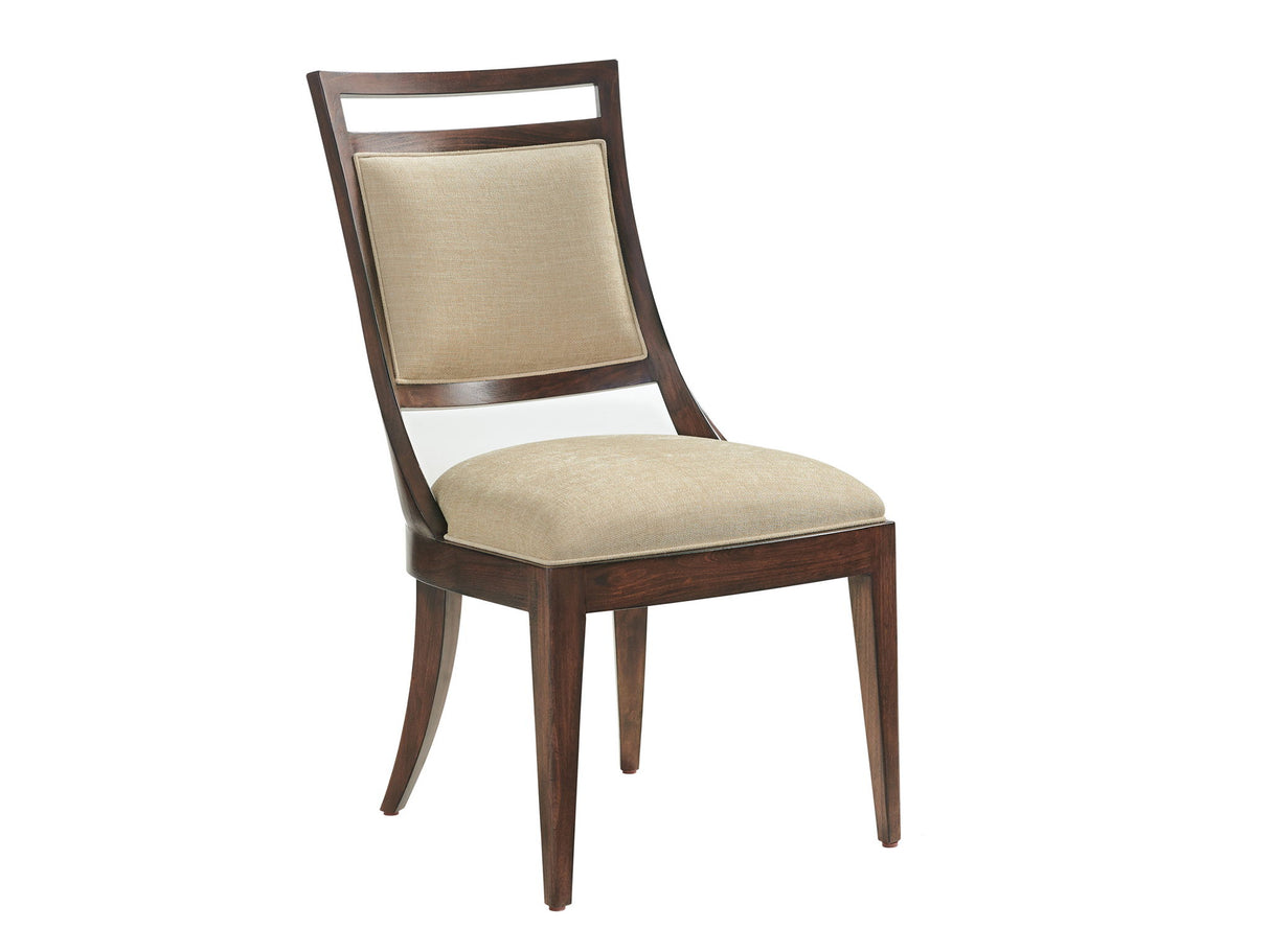 Silverado - Driscoll Fabric Side Chair - Dark Brown