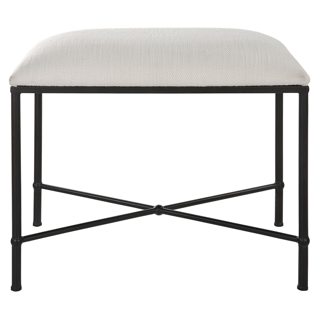 Avenham - Small Framed Bench - Black