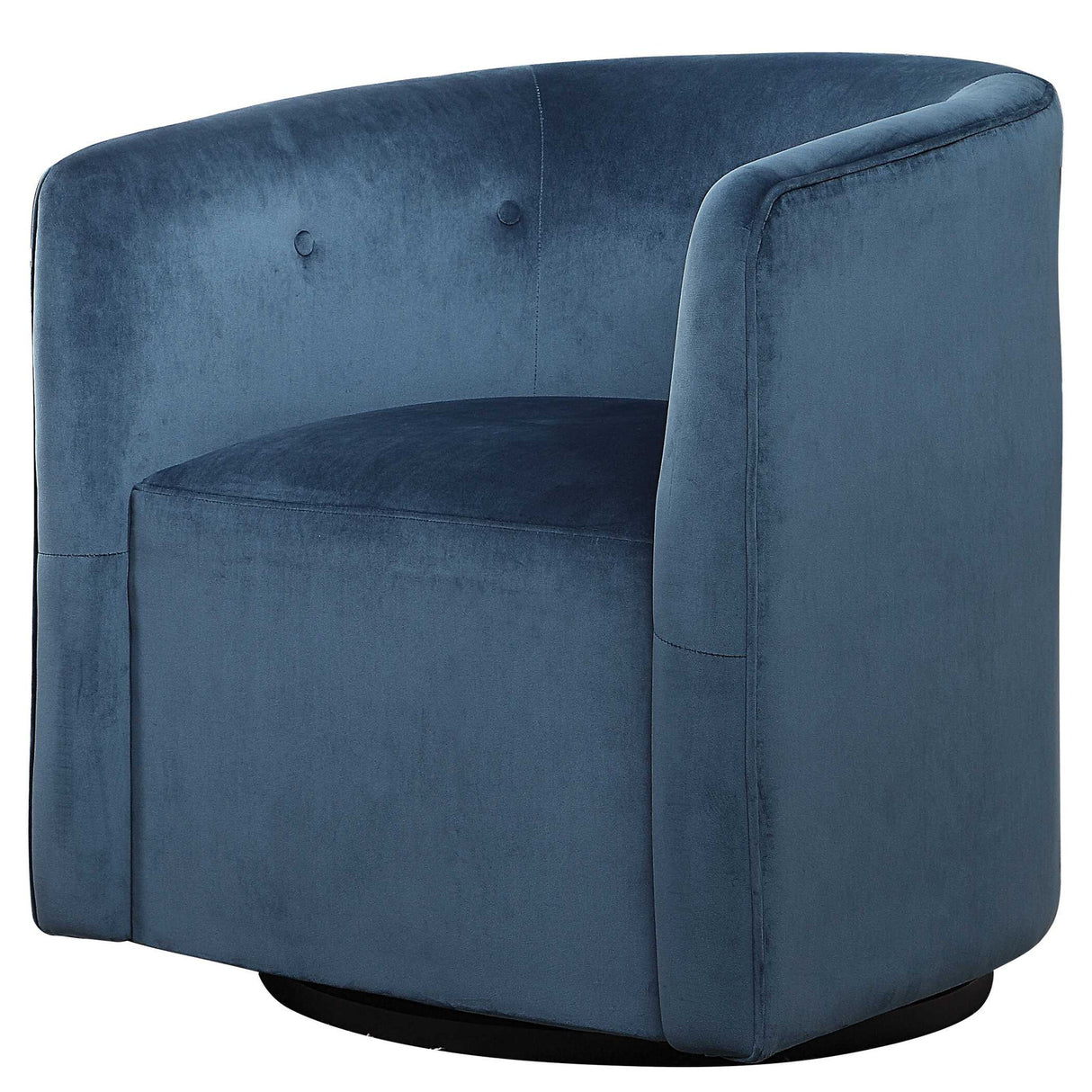 Mallorie - Swivel Chair - Blue