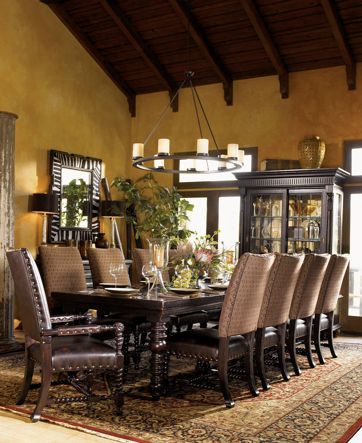 Kingstown - Pembroke Rectangular Dining Table - Dark Brown