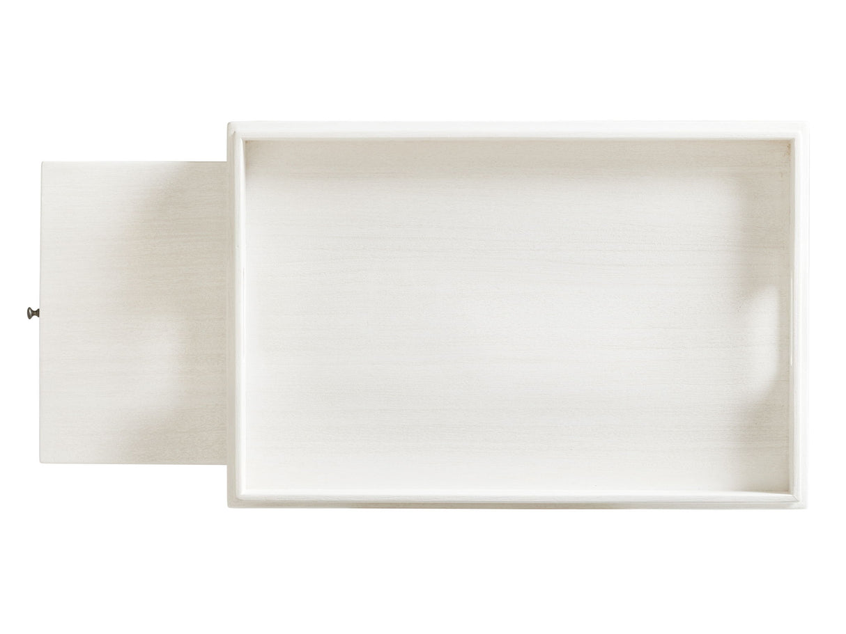 Ocean Breeze - Broad River Rectangular End Table - White