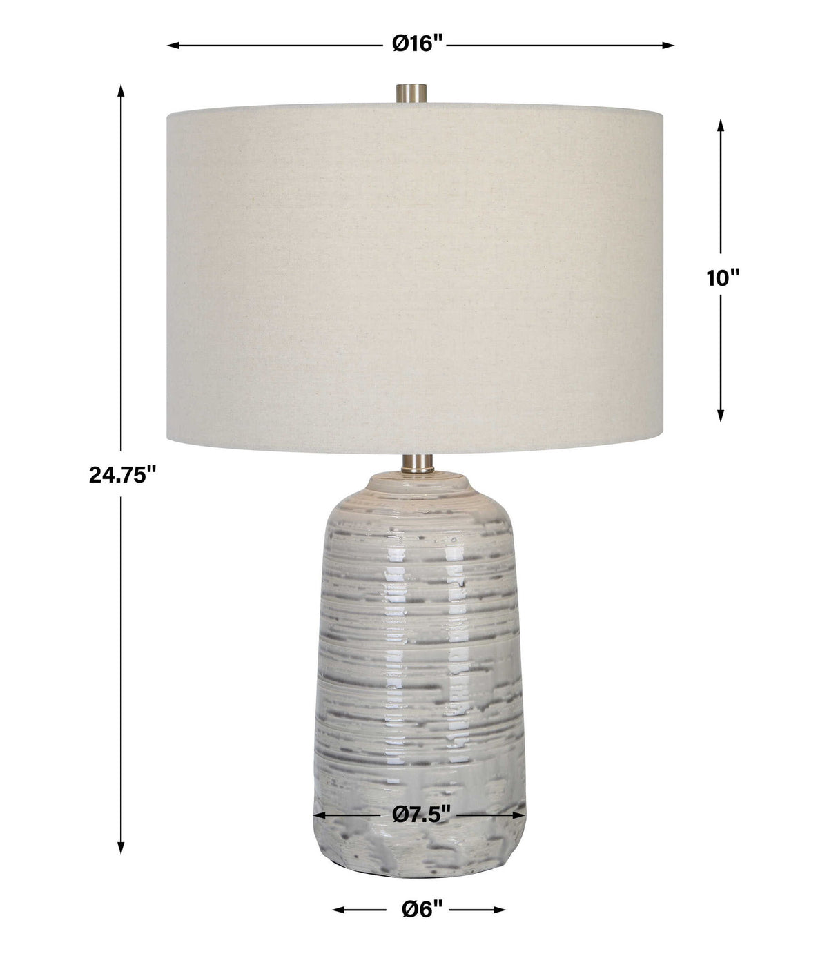 Cyclone - Table Lamp - Ivory