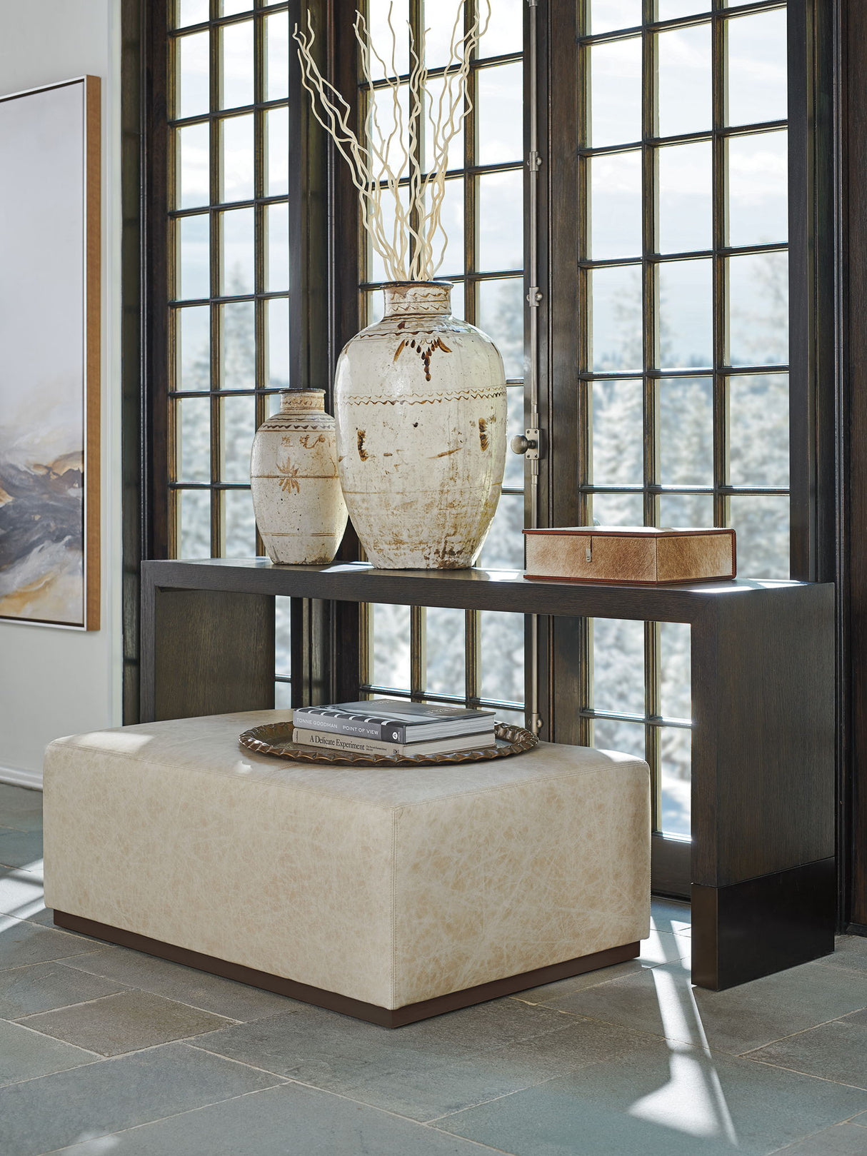 Barclay Butera Upholstery - Sterling Ottoman