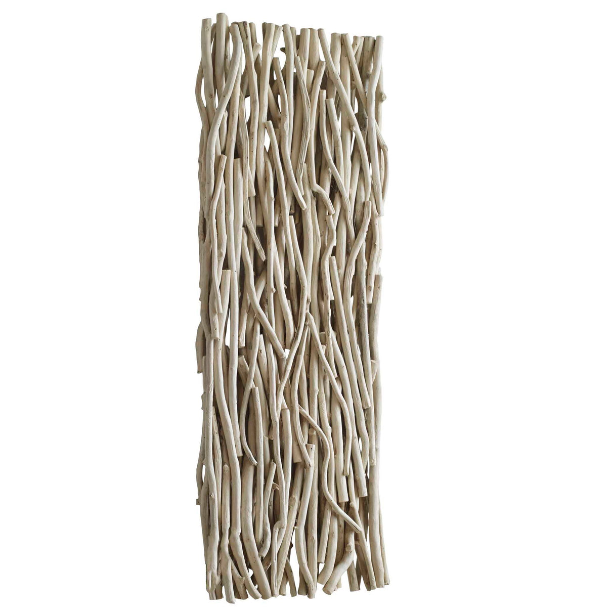 Gathered Teak - Bleached Wood Wall Decor - Beige