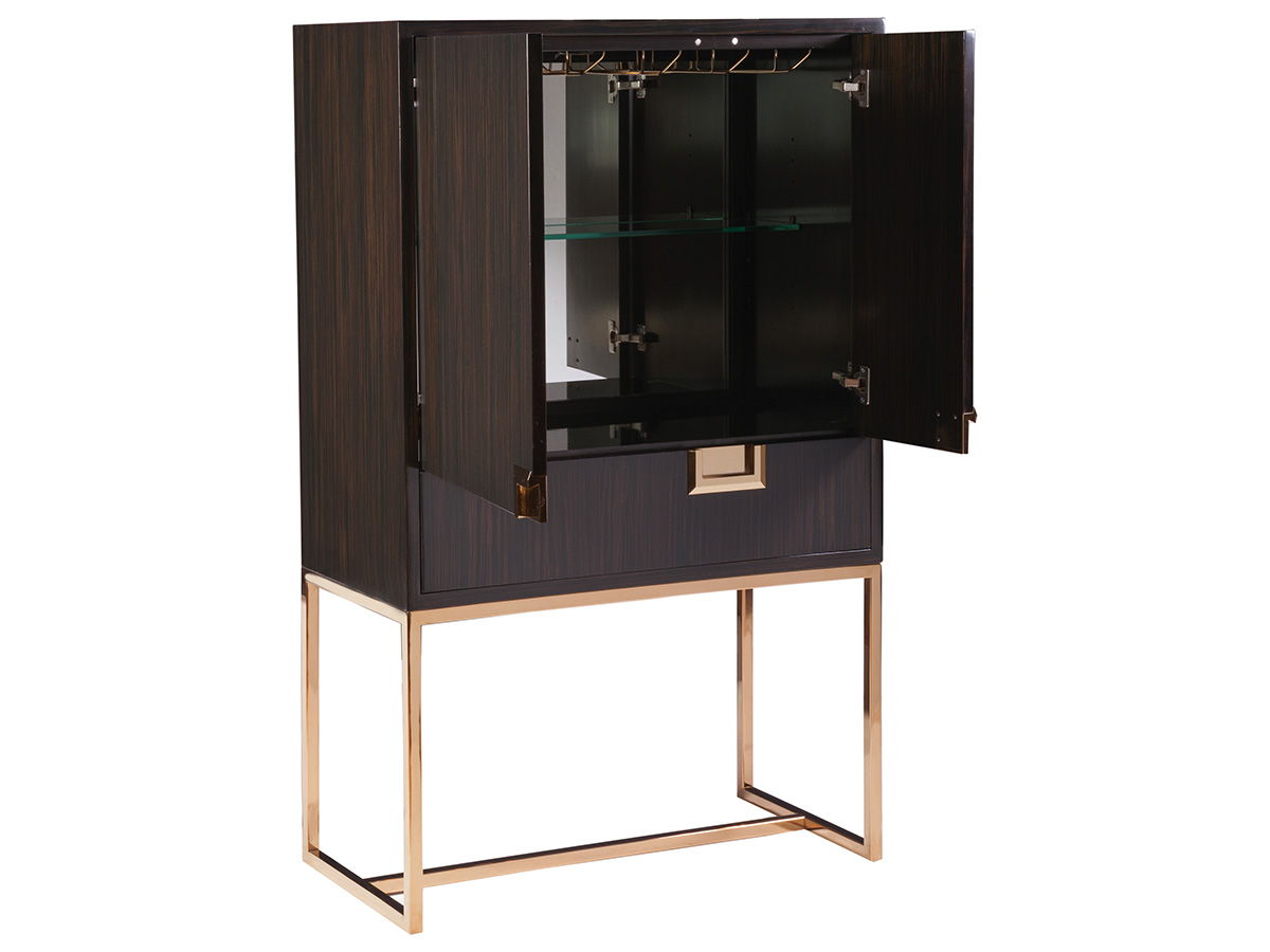 Signature Designs - Casanova Bar Cabinet - Dark Brown