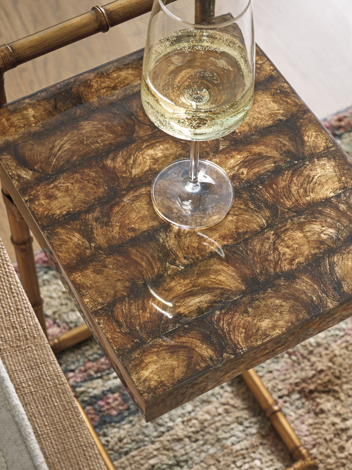 Key Biscayne - Yellowfin Accent Table - Bronze