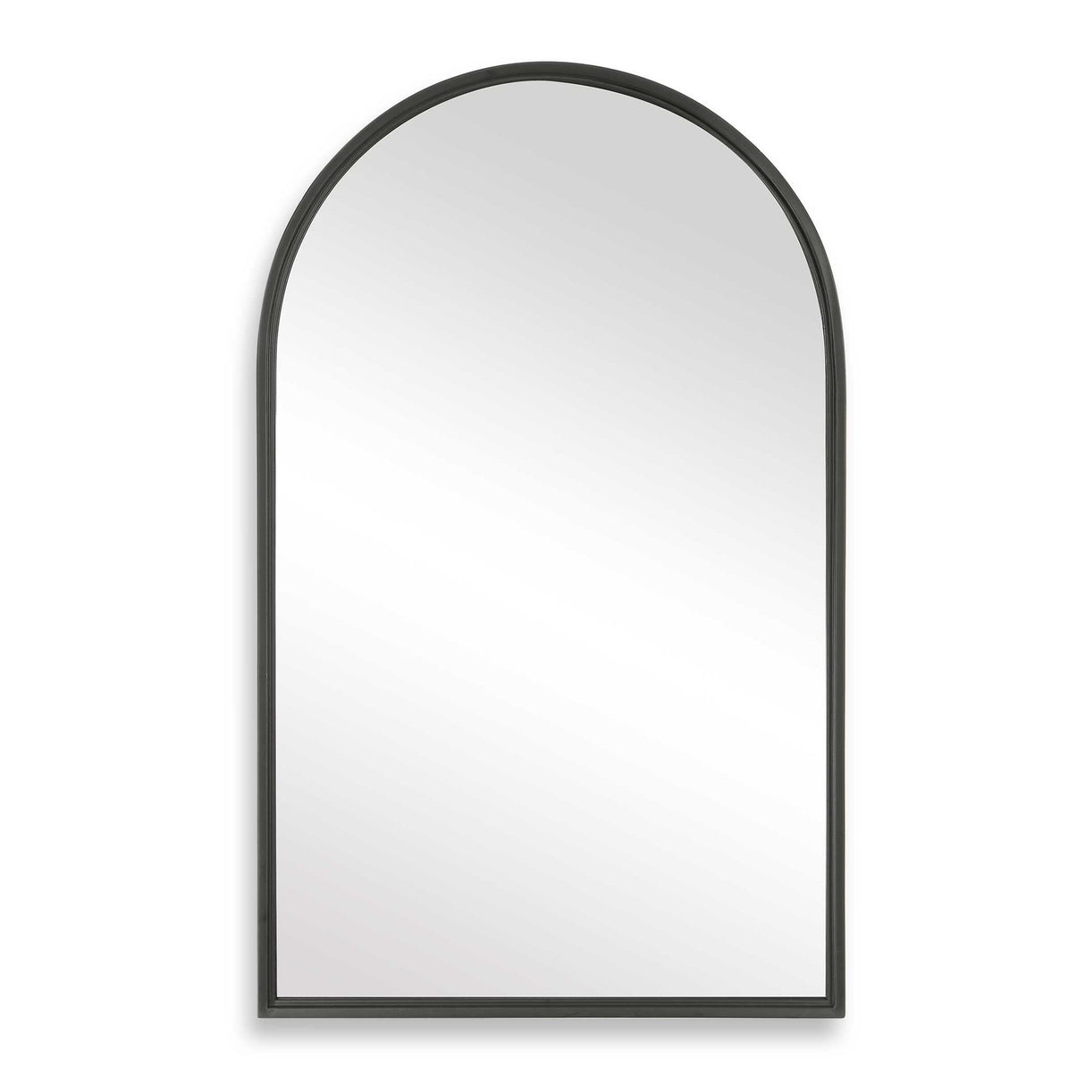 Metal Arch Mirror - Matte Black