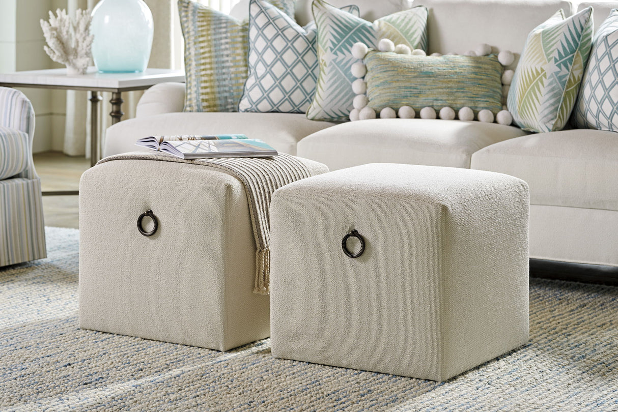 Ocean Breeze - Jupiter Ottoman