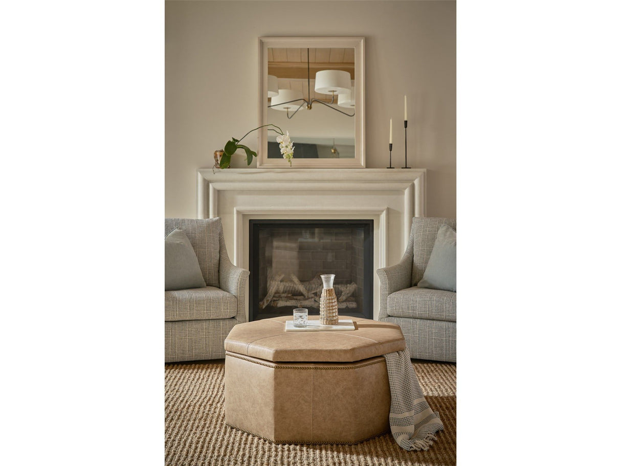 Conrad - Large Storage Ottoman, Special Order - Light Brown
