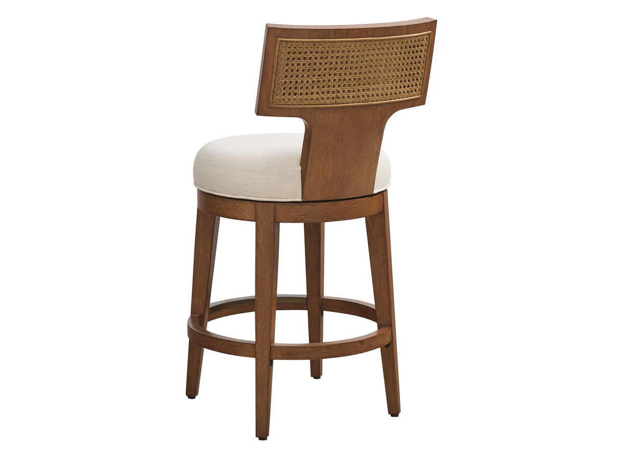 La Costa - Calavera Custom Woven Swivel Bar Stool