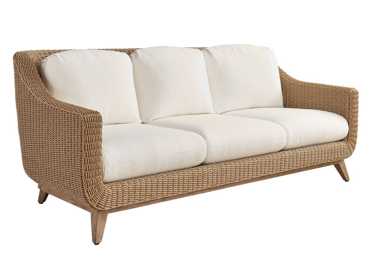 Isle Of Palms - Sofa - Dark Brown / White